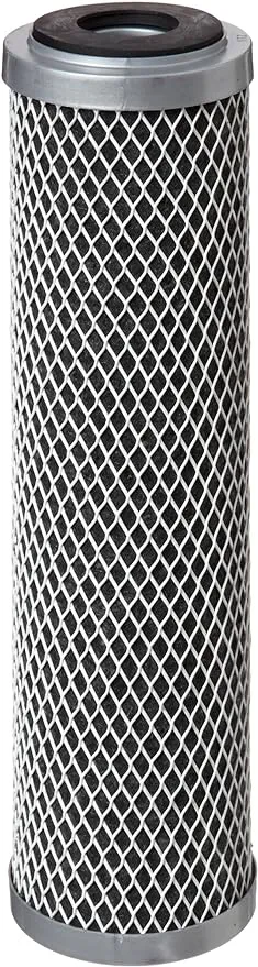Pentair Pentek FloPlus-10 Carbon Water Filter, 10-Inch, Under Sink Modified Molded Carbon Block Replacement Cartridge, 10" x 2.5", 0.5 Micron