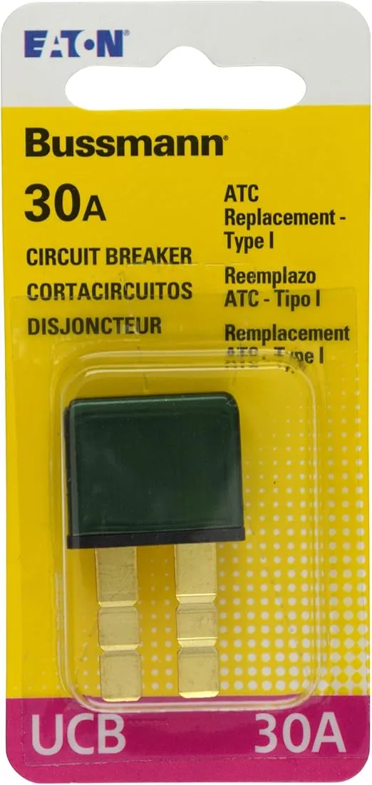 Bussmann (BP/UCB-30-RP) 30 Amp Type-I Universal Circuit Breaker