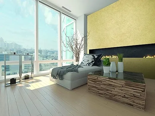 qt Modern Masters ME200 Pale Gold Metallic Paint Collection, Satin Water-Based Decorative Metallic Paint