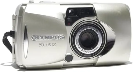 Olympus Stylus 120 35mm Point and Shoot Film Camera with 38-120mm Lens and built-in Flash. Autoloader and rewinder. Compatible with Color and B&W film. (Renewed)