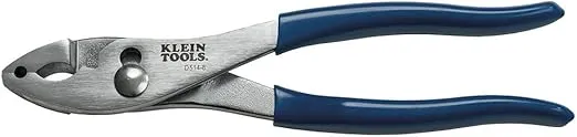 Klein Tools D514-8 Slip Joint Pliers Hose Clamp, 8-Inch