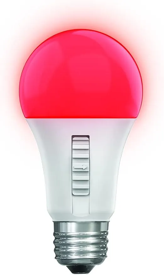Feit Electric LED Color Changing Light Bulb - A19 with an E26 Medium Base Light Bulb - 60W Equivalent - 15 Year Life