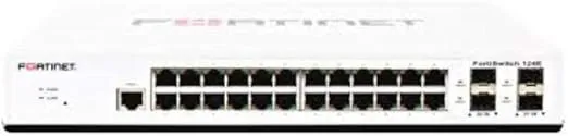 Fortinet - FS-124E-FPOE - Fortinet FortiSwitch 124E-F-POE Ethernet Switch - 24 x Gigabit Ethernet Network, 4 x Gigabit Ethernet Expansion Slot - Manageable - Optical Fiber, Twisted Pair - Modular - 2