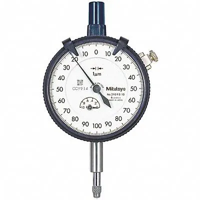 Mitutoyo 2109A-10 Dial Indicator DG 0.001 Grad, 0-1mm Range
