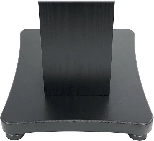 2 Rockville SS36B Premium Black Wood Grain 36" Home Speaker Stands Up to 100Lbs