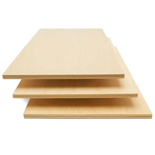 6 mm Baltic Birch Plywood 1/4 x 12 x 24 Inch, Box of 50 B/BB Grade Craft Wood, Stronger Than Basswood Sheets, for Laser, CNC Cutting and Wood Burning, by Woodpeckers