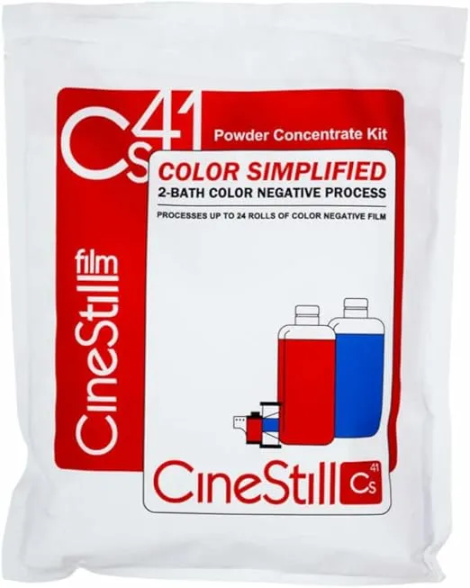 CineStill Cs41 Color Simplified 2-Bath C-41 Powder Kit (24 Rolls)