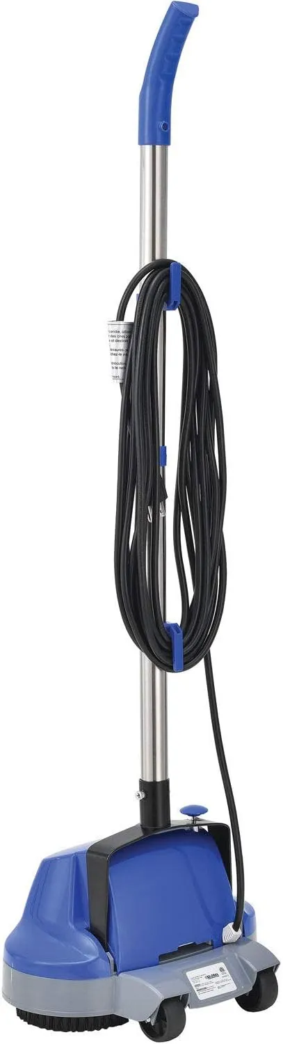 Global Industrial Mini Floor Scrubber W/Floor Pads, 11" Cleaning Path