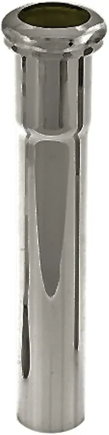 Westbrass D420-05 1-1/4" x 8" Slip Joint Extension Tube, Polished Nickel
