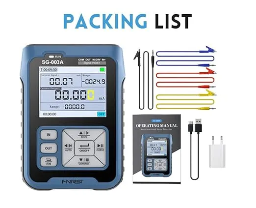 SG-003A 0-24V Signal Generator Adjustable Current Voltage Simulator 4-20mA Analog Sources Transmitter Process Control Signal Calibrator