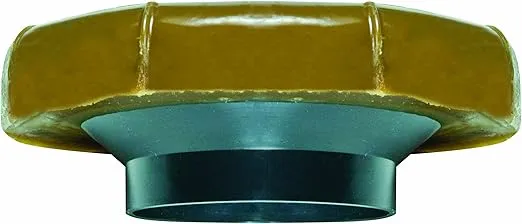 Fluidmaster 7516 Wax Toilet Bowl Gasket with Flange For 3-Inch and 4-Inch Waste Lines